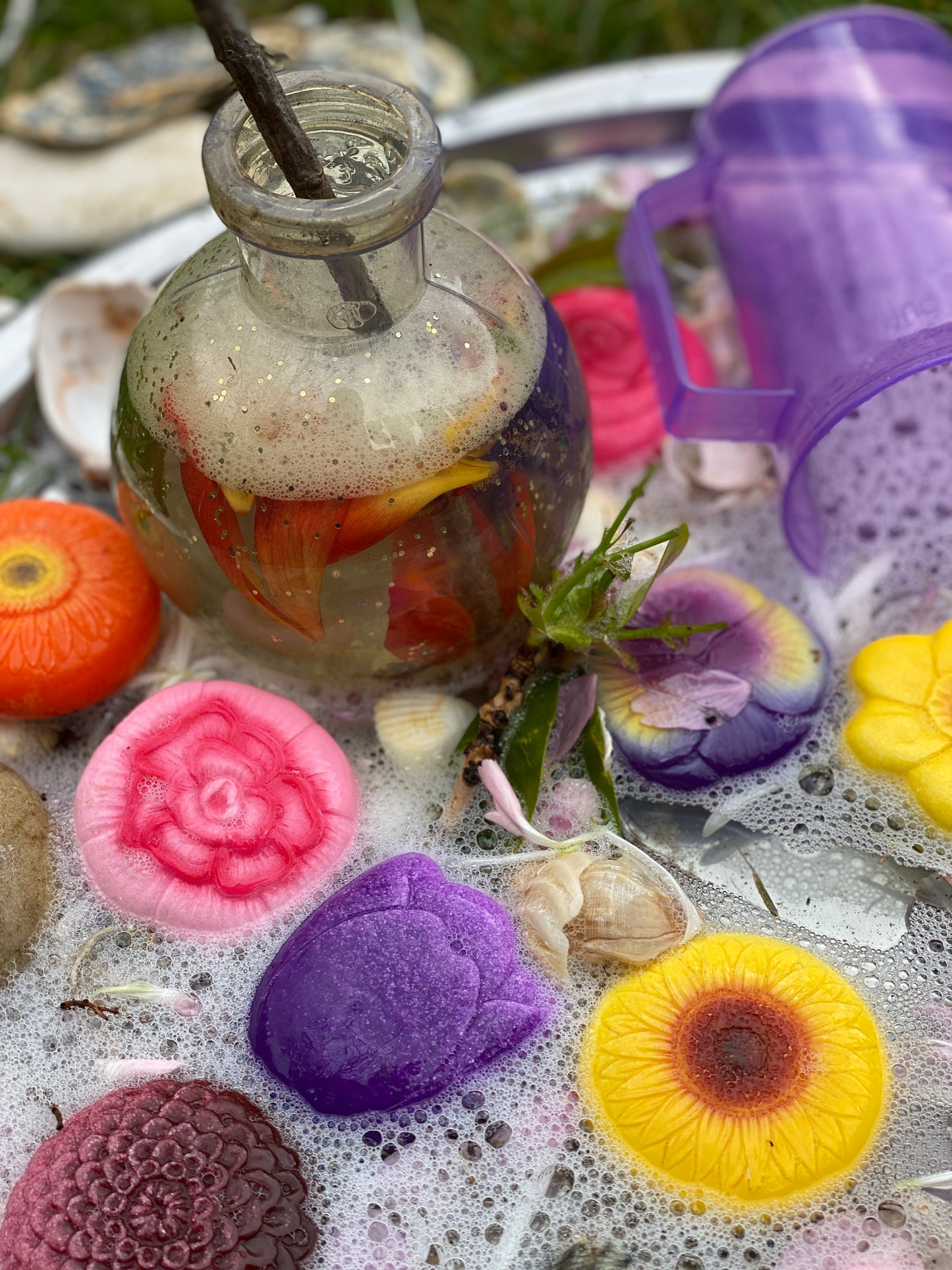 Yellow Door Flowers – Sensory Play Stones