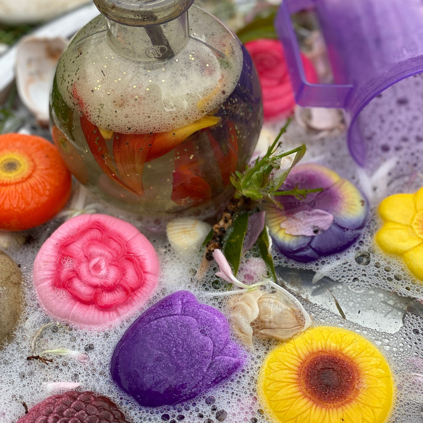 Yellow Door Flowers – Sensory Play Stones