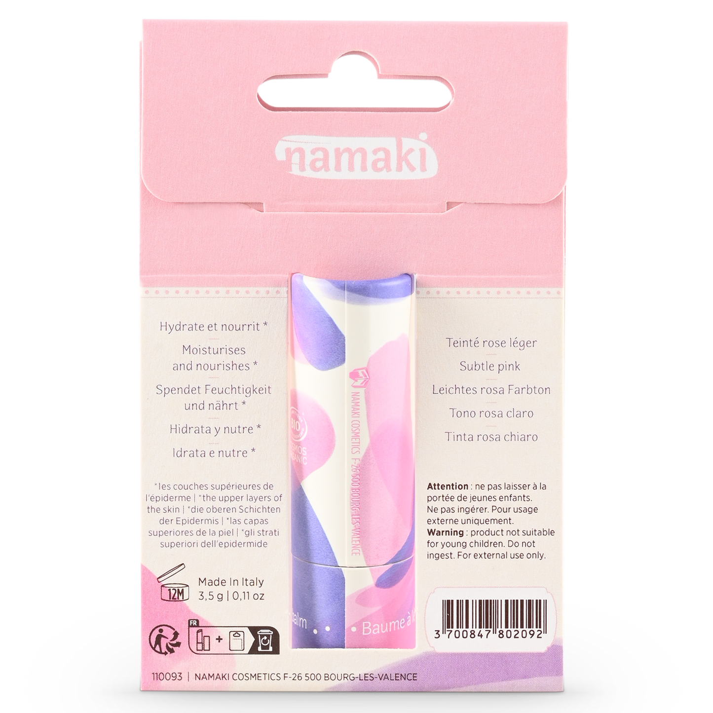 Namaki Lip Balm - Raspberry