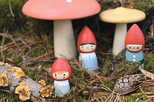 Tender Leaf Woodland Gnome Family