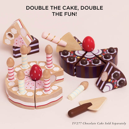 Le Toy Van Sliceable Birthday Cake & Candles