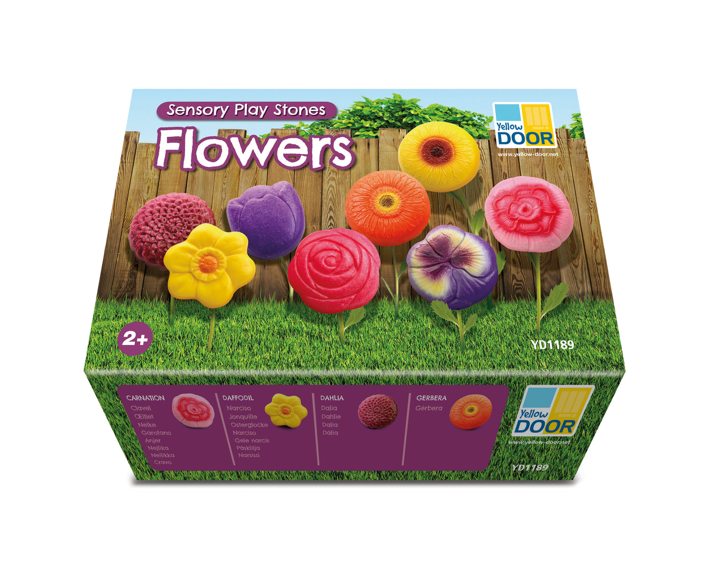 Yellow Door Flowers – Sensory Play Stones