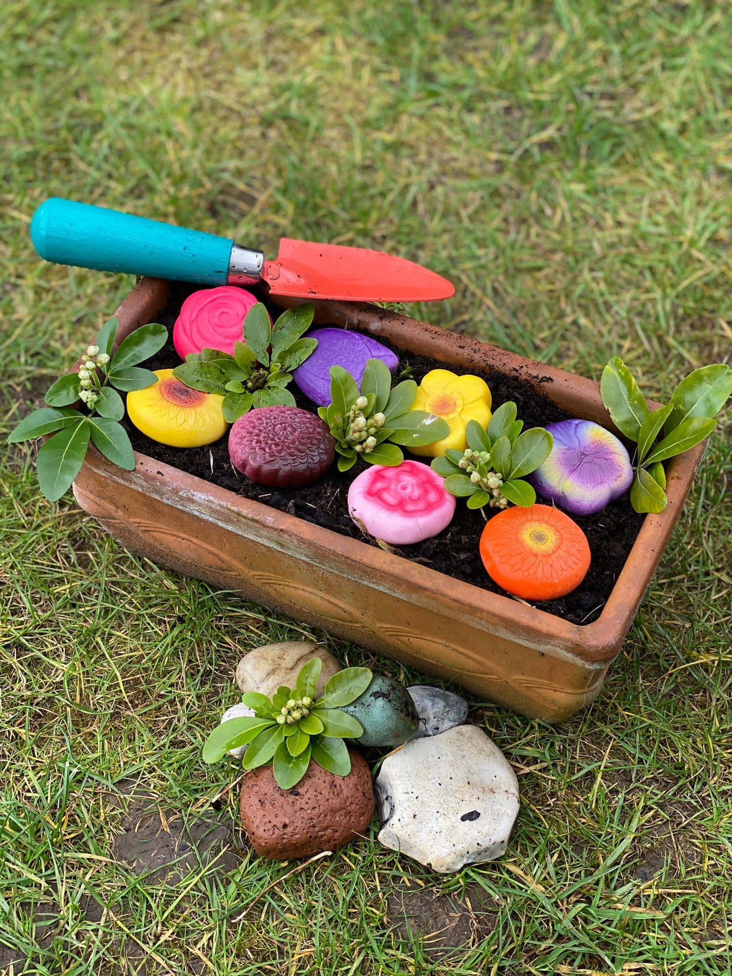Yellow Door Flowers – Sensory Play Stones