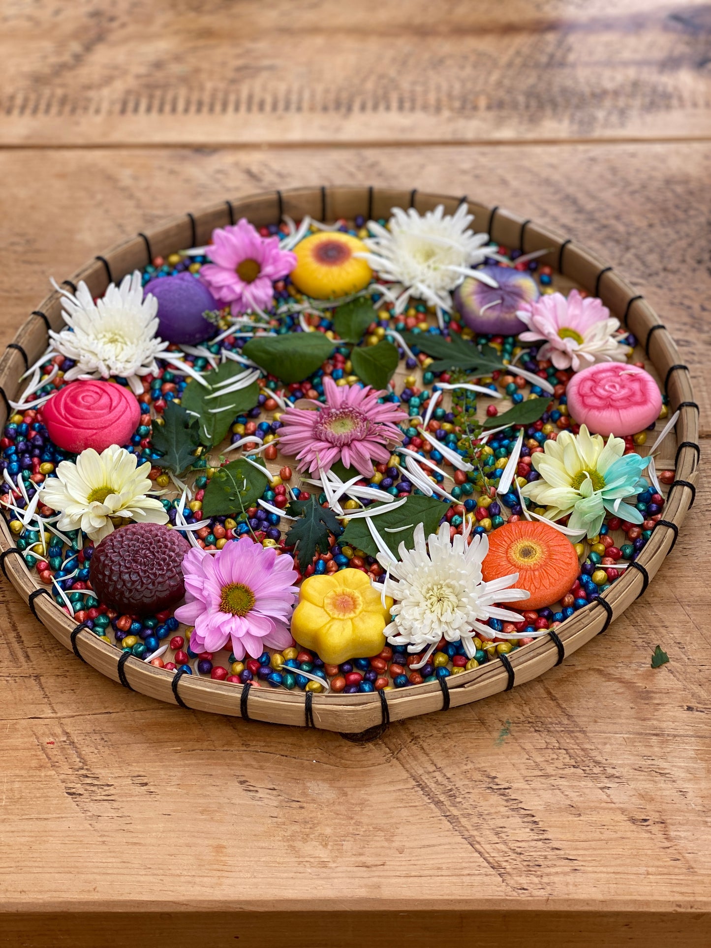 Yellow Door Flowers – Sensory Play Stones