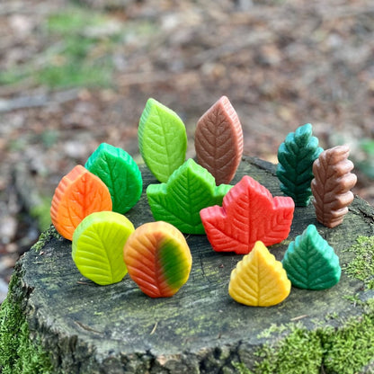 Yellow Door Leaves – Sensory Play Stones