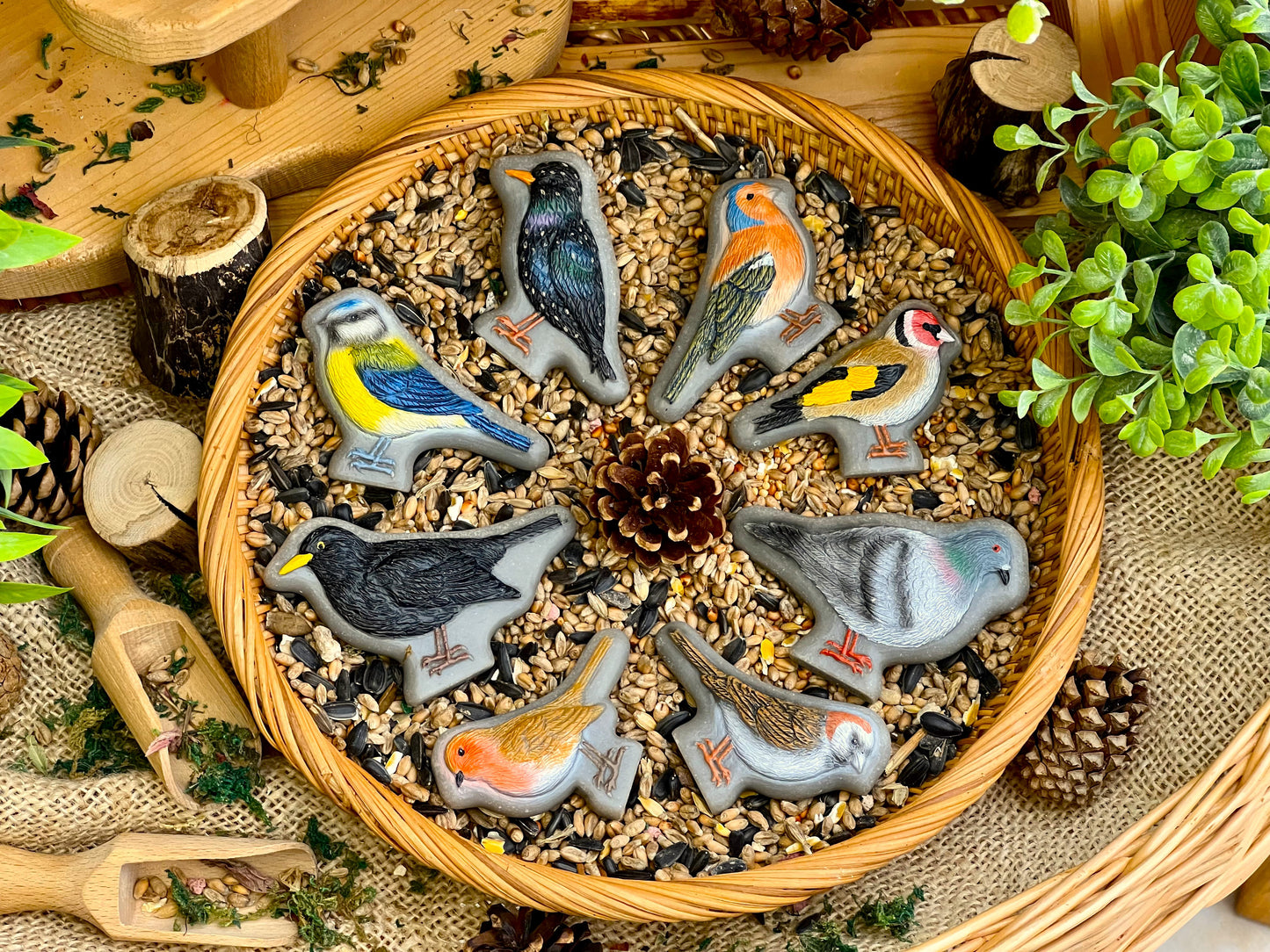 Yellow Door Birds – Sensory Play Stones