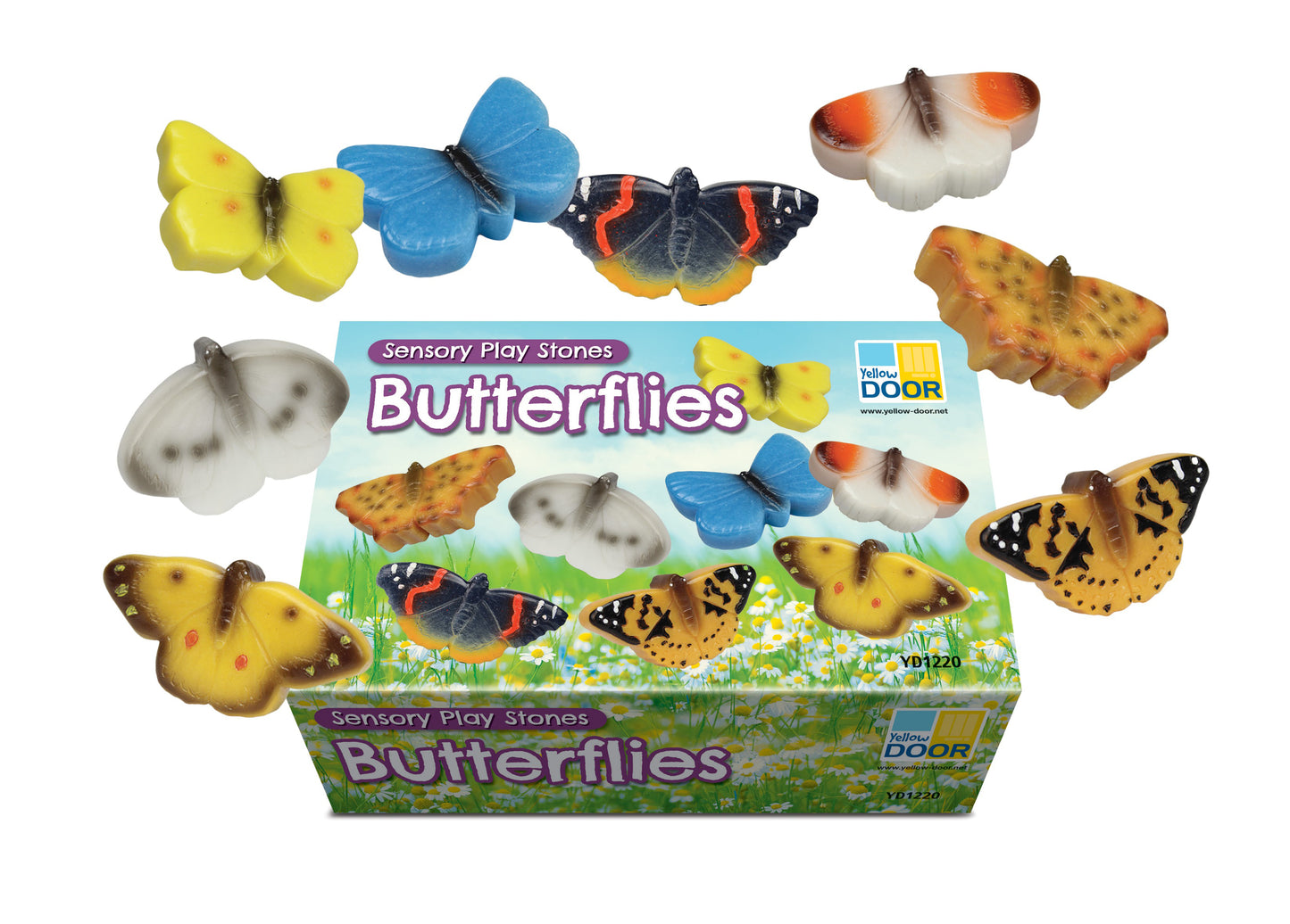 Yellow Door Butterflies – Sensory Play Stones