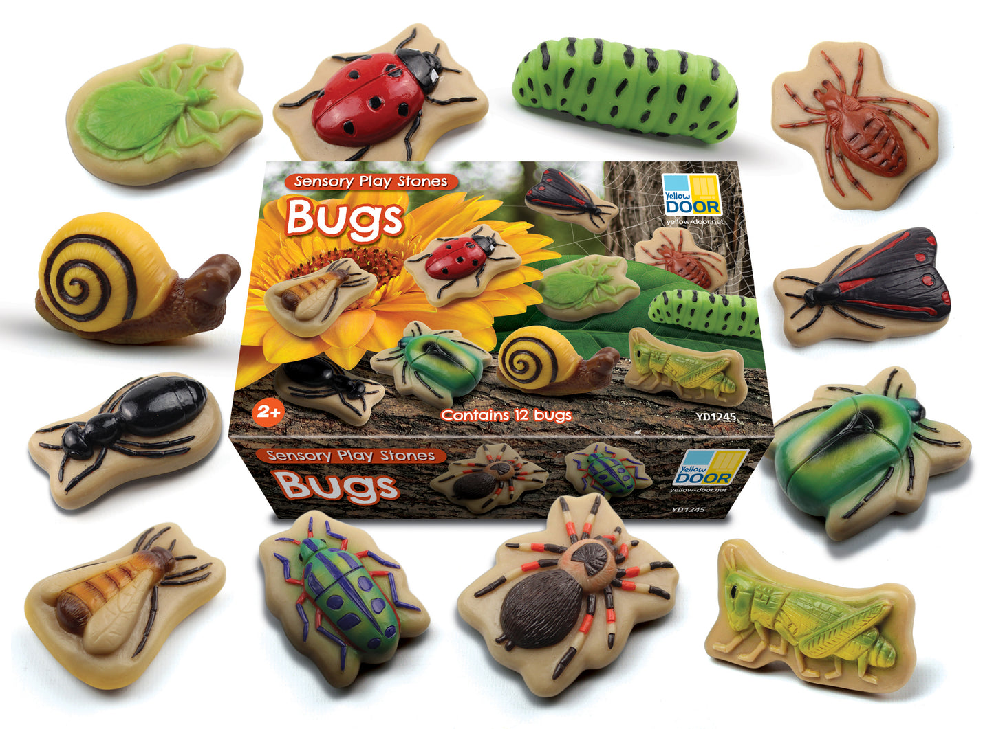 Yellow Door Bugs – Sensory Play Stones