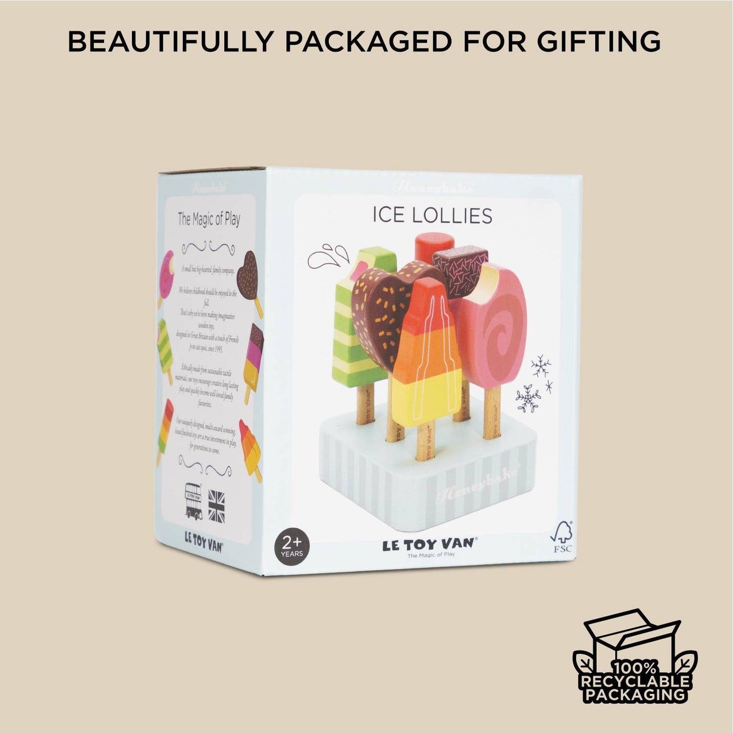 Le Toy Van Wooden Ice Lollies Popsicles
