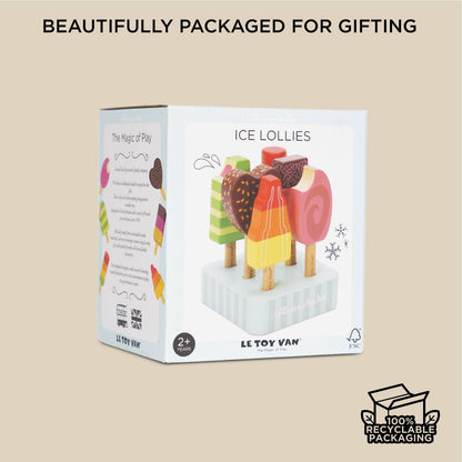 Le Toy Van Wooden Ice Lollies Popsicles