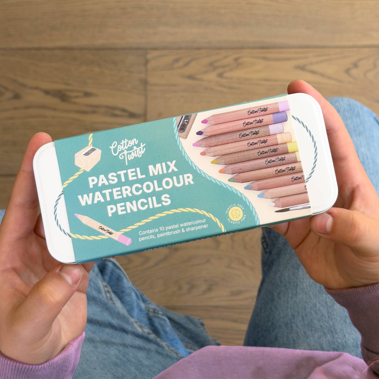 Cotton Twist Pastel Mix Watercolour Pencils Set
