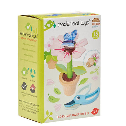 Tender Leaf Blossom Flowerpot Set