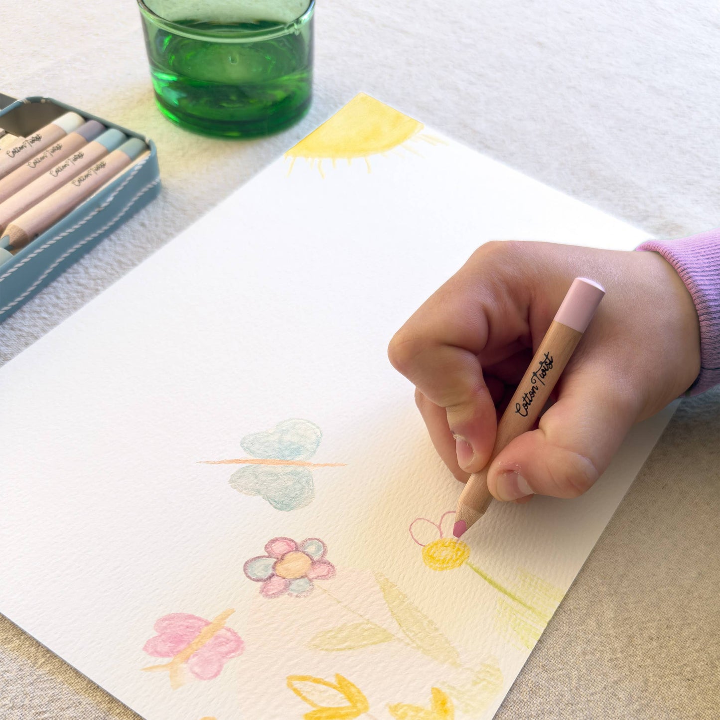 Cotton Twist Pastel Mix Watercolour Pencils Set