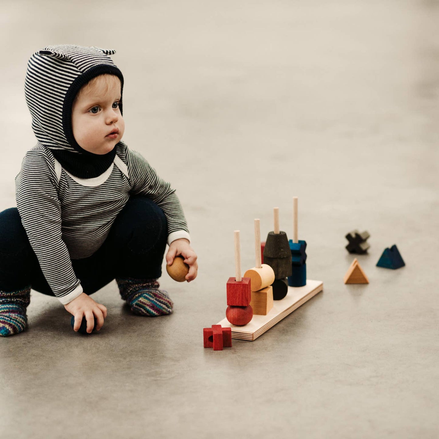 Wooden Story Rainbow Stacking Toy