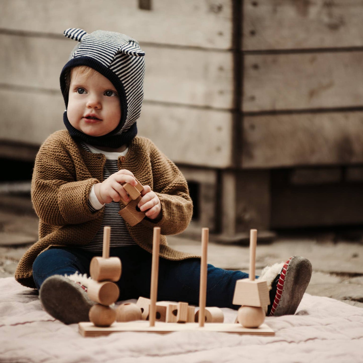 Wooden Story Natural Stacking Toy