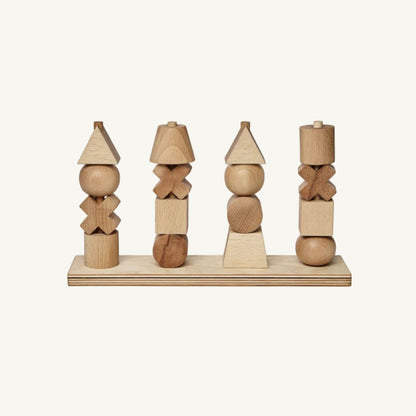 Wooden Story Natural Stacking Toy