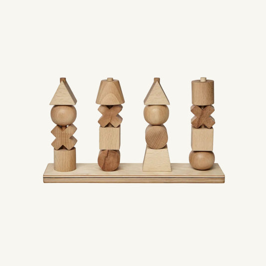 Wooden Story Natural Stacking Toy