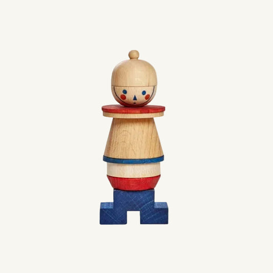 Wooden Story Stacking Toy Stick Fig No.02