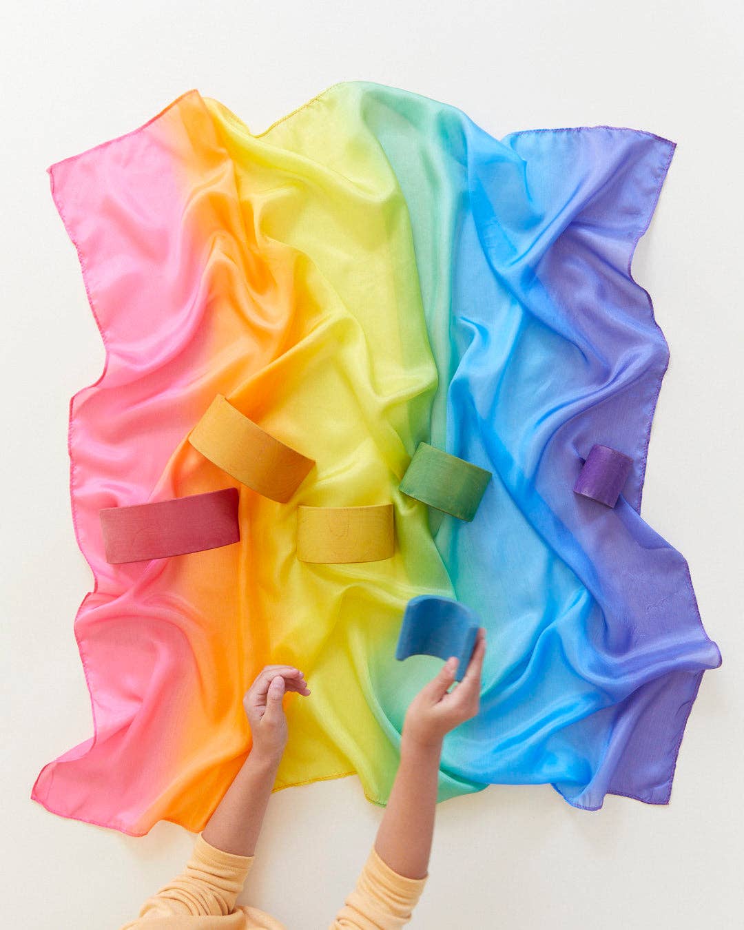 Sarah's Silks Enchanted Playsilk - Rainbow