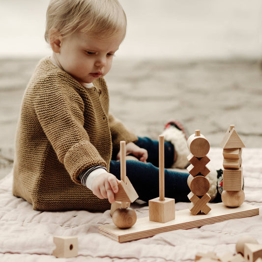 Wooden Story Natural Stacking Toy