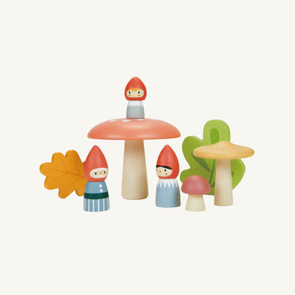 Tender Leaf Woodland Gnome Family