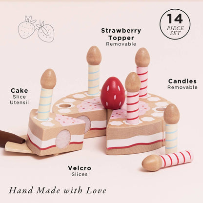 Le Toy Van Sliceable Birthday Cake & Candles