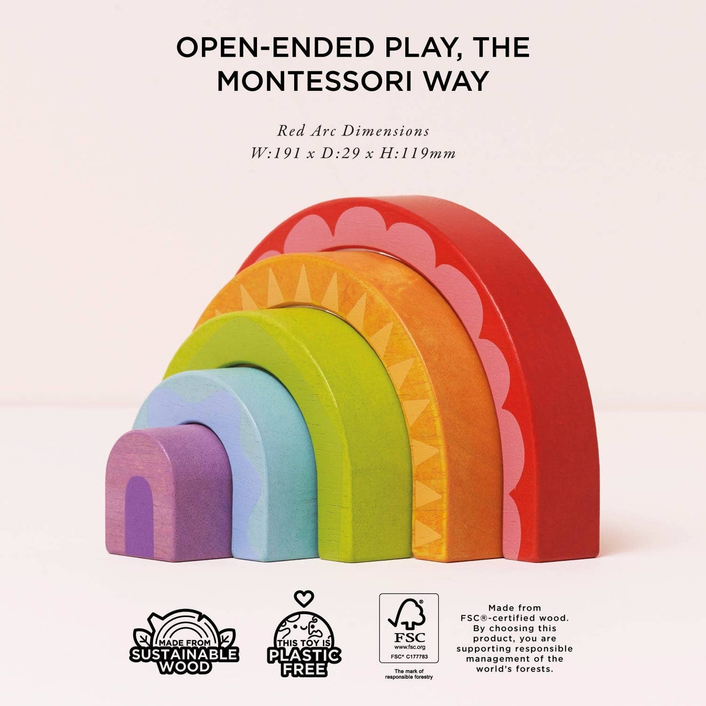 Le Toy Van Rainbow Tunnel Toy