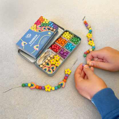 Cotton Twist Rainbow Bracelet Bead Kit