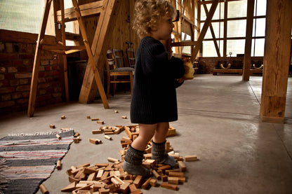 Wooden Story Natural Blocks in Tray - 30 pcs