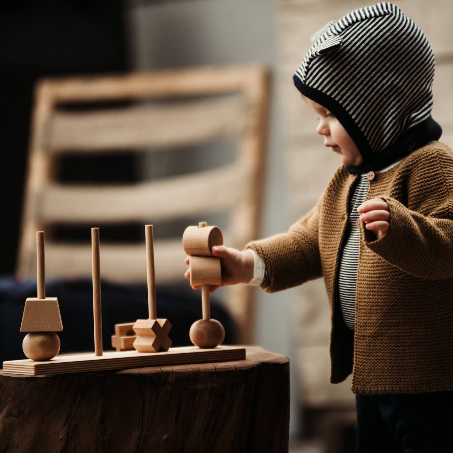 Wooden Story Natural Stacking Toy