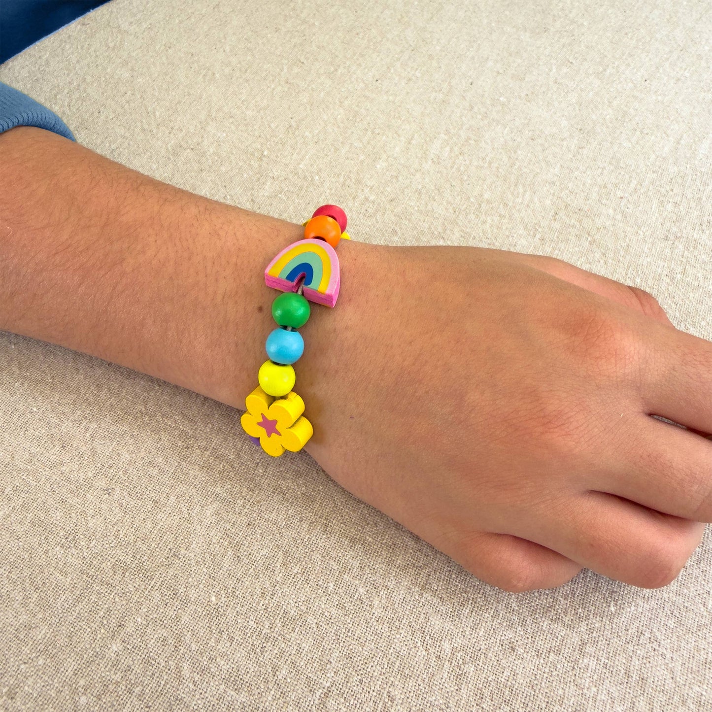 Cotton Twist Rainbow Bracelet Bead Kit