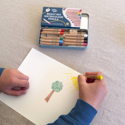 Cotton Twist Bright Mix Watercolour Pencils Set