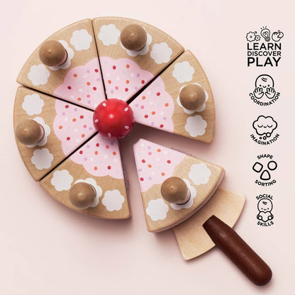 Le Toy Van Sliceable Birthday Cake & Candles