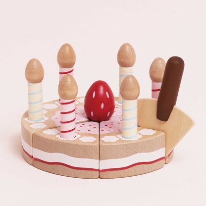 Le Toy Van Sliceable Birthday Cake & Candles