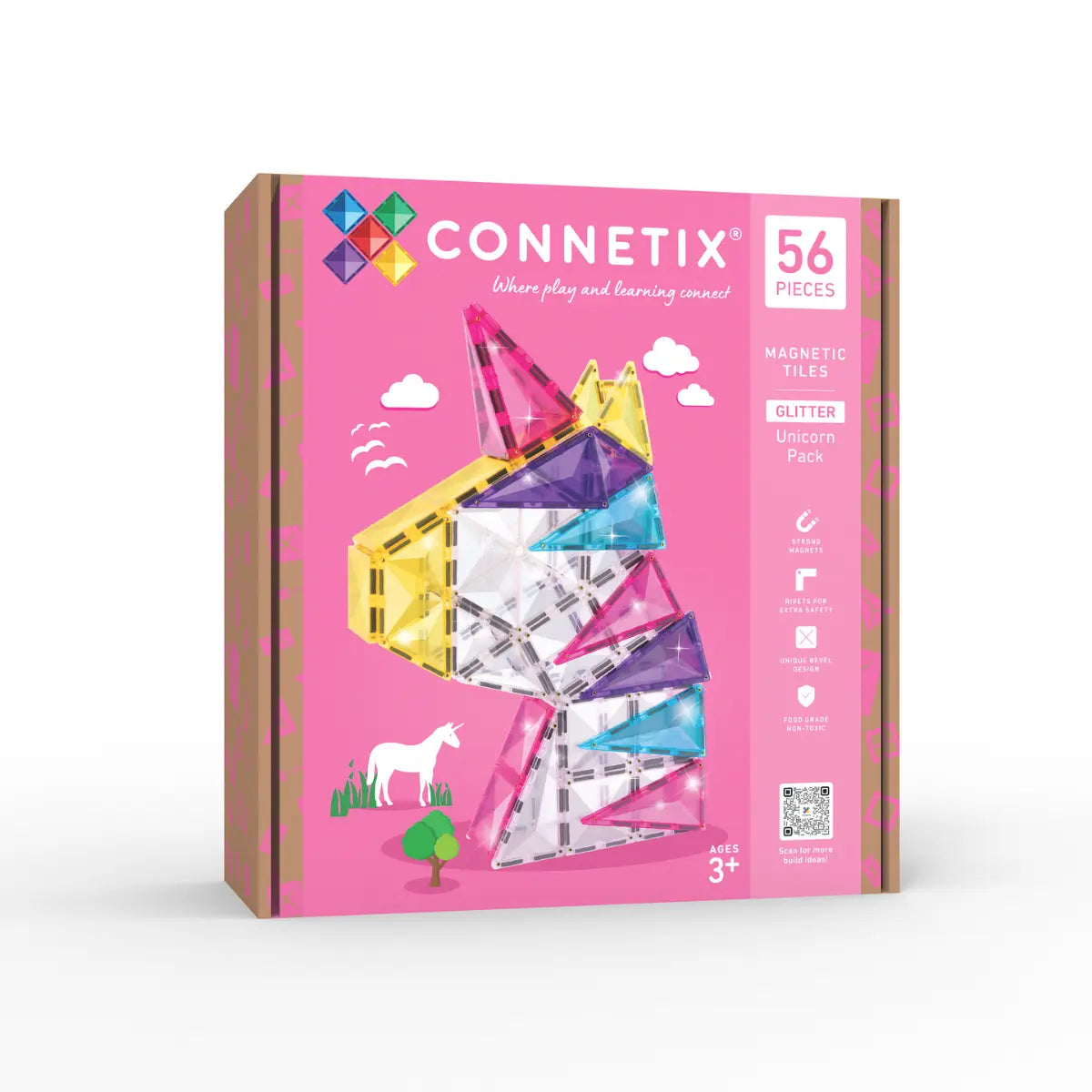 CONNETIX Glitter Unicorn Pack 56 pc