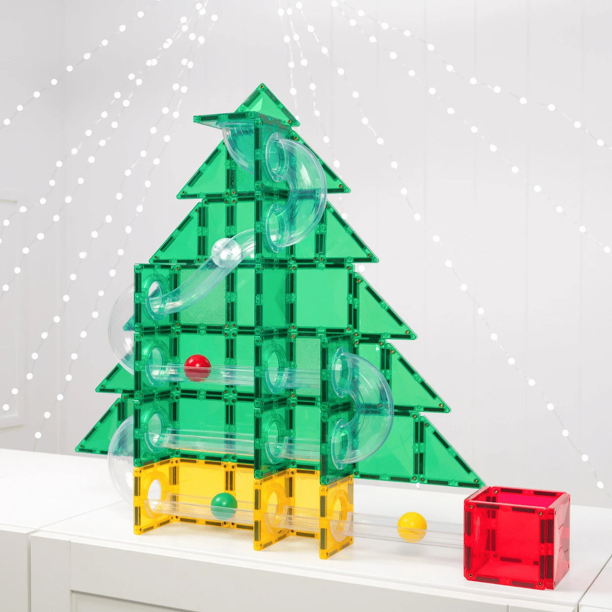 CONNETIX Special Edition Christmas Tree Ball Run 71pc
