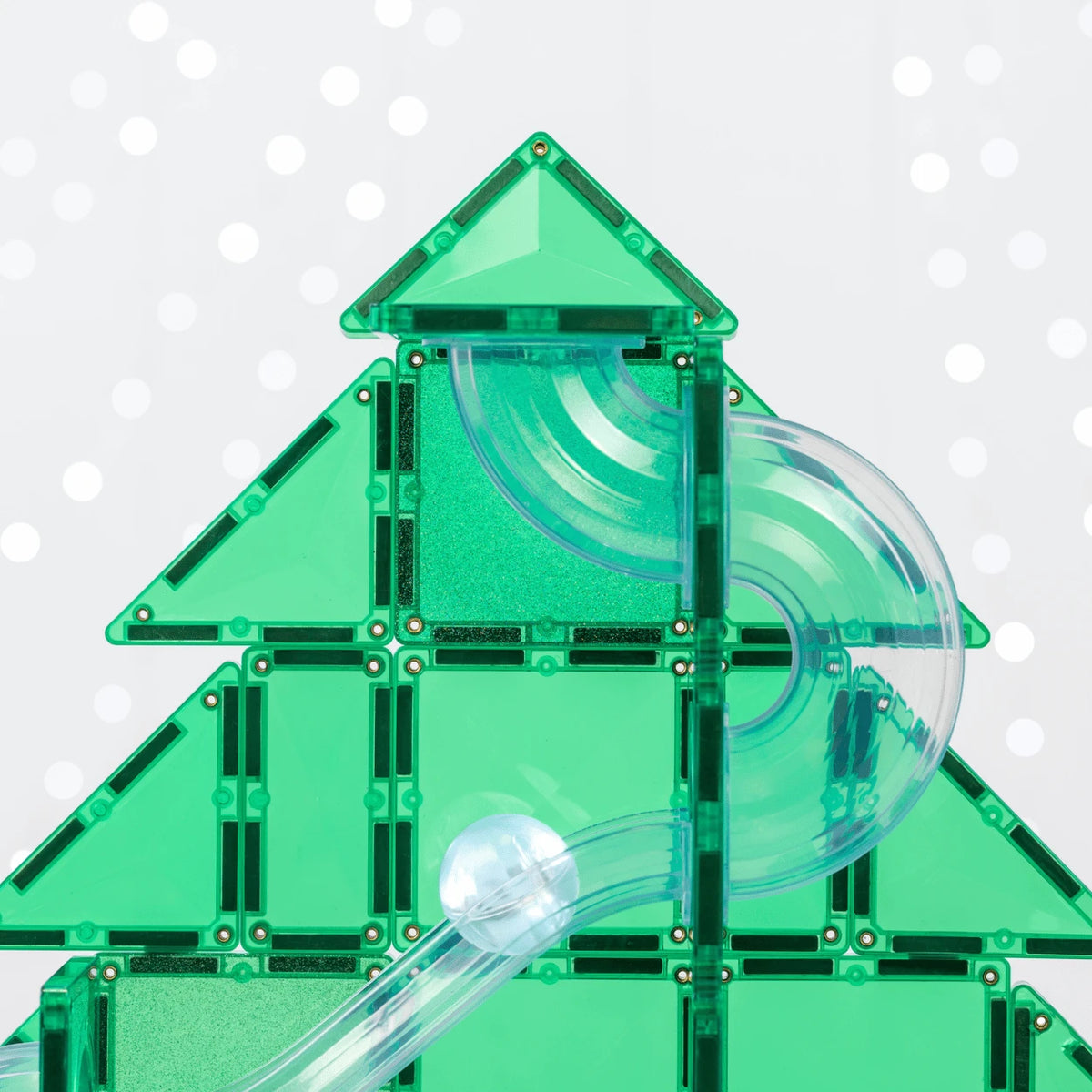 CONNETIX Special Edition Christmas Tree Ball Run 71pc