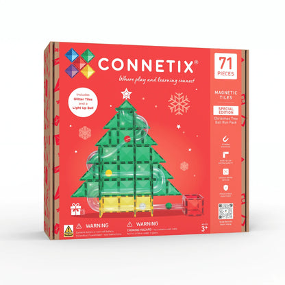 CONNETIX Special Edition Christmas Tree Ball Run 71pc