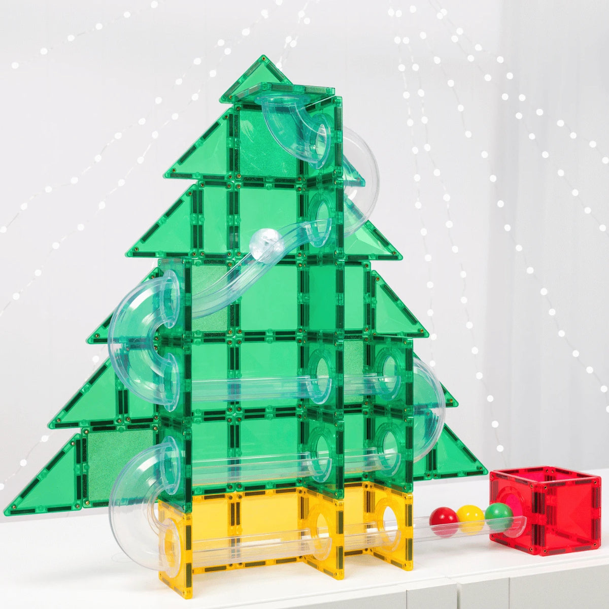 CONNETIX Special Edition Christmas Tree Ball Run 71pc