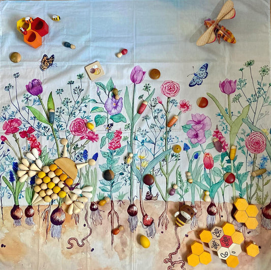 Wonderie Organic Cotton Play Cloth - In Bloom